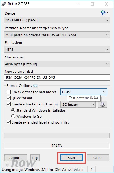 Create bootable partition from iso